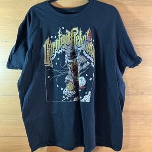 Carolina Rebellion Black Concert T-shirt 2017 no size measures men XXL